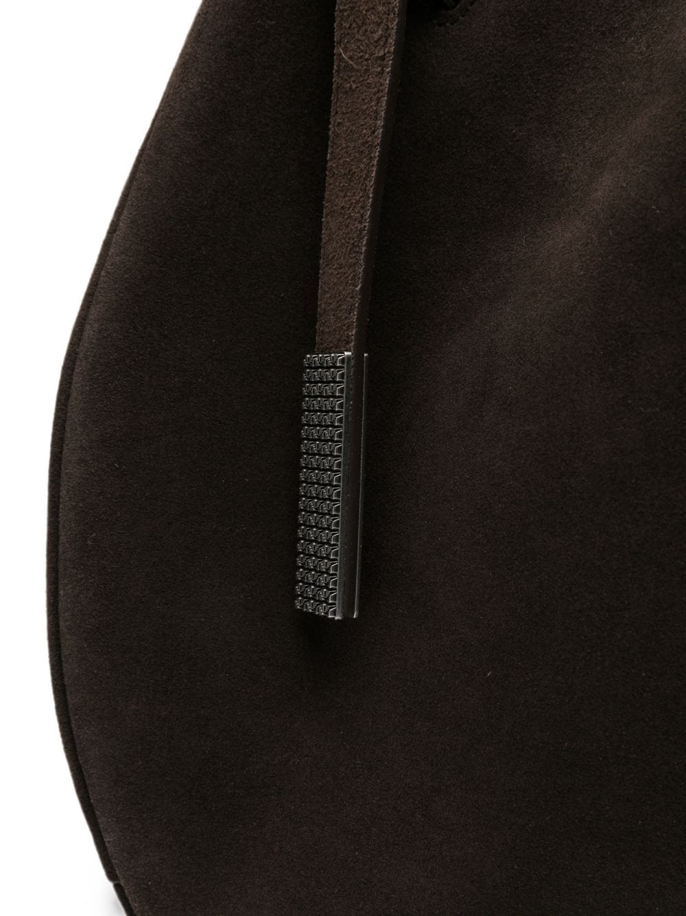 Emporio Armani Suede Leather Shoulder Bag — Black