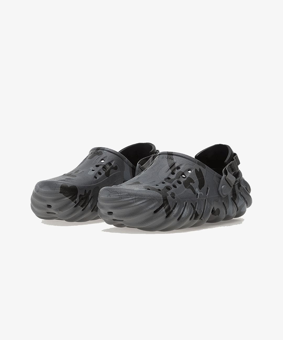 Crocs | ECHO DUCK CAMO CLOG { CHARCOAL/BLACK