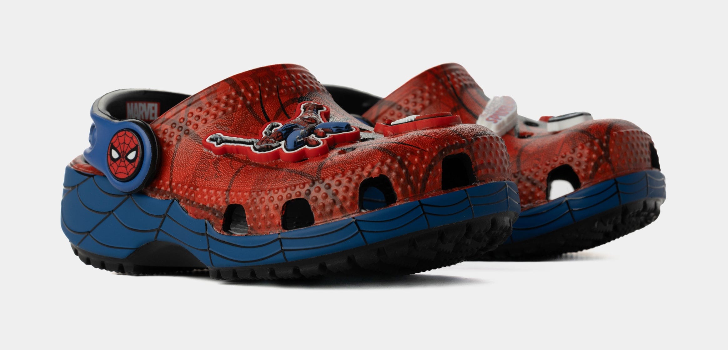 CROCS Marvel Spider - Man Classic Clog Infant Toddler Sandals (Red/Blue)
