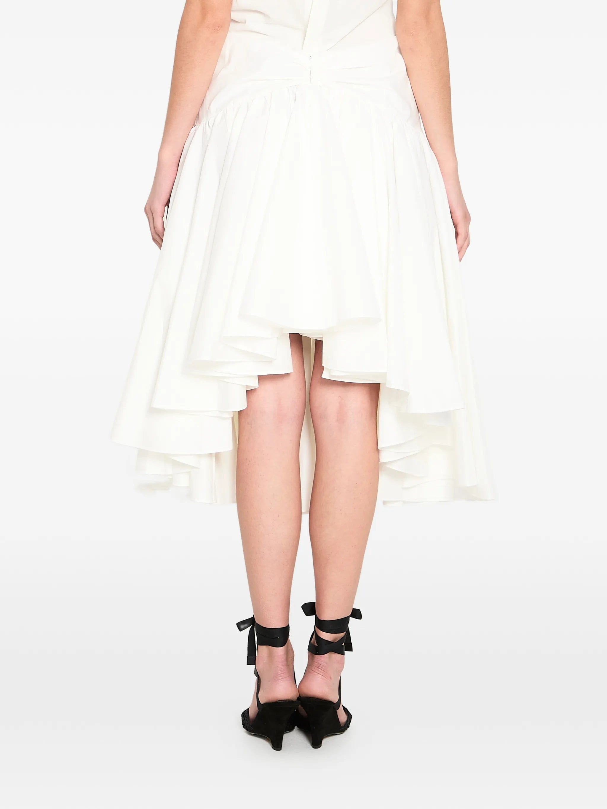 Jacquemus draped midi skirt