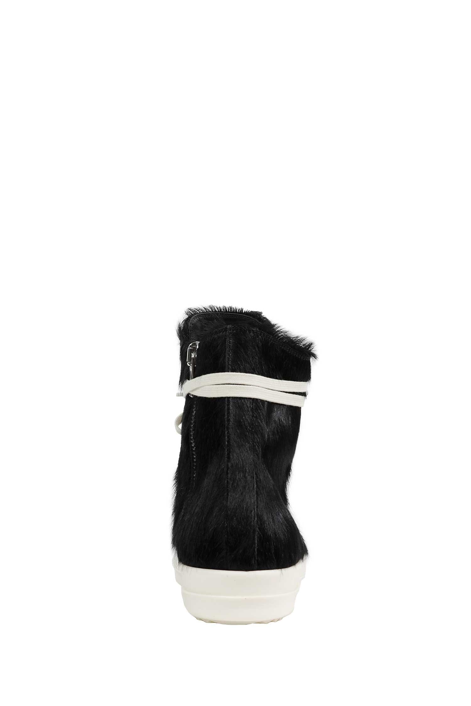 RICK OWENS Tower Sneaks in Hair - on Calfskin