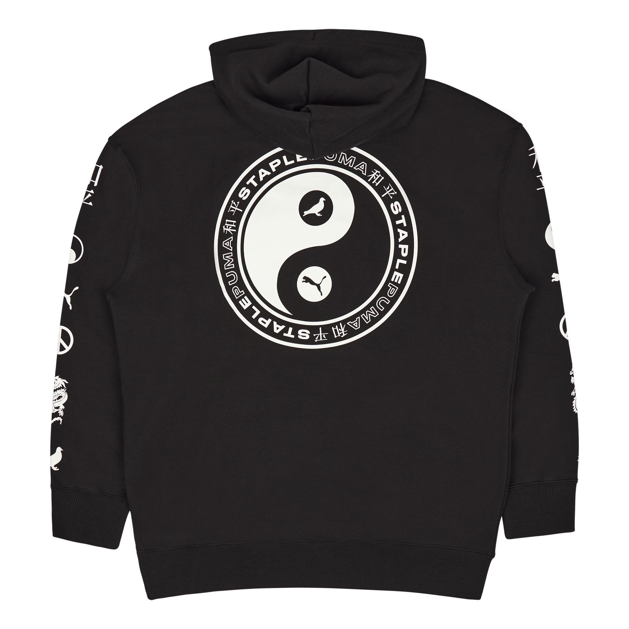 Puma x Staple Graphic Hoodie T Black