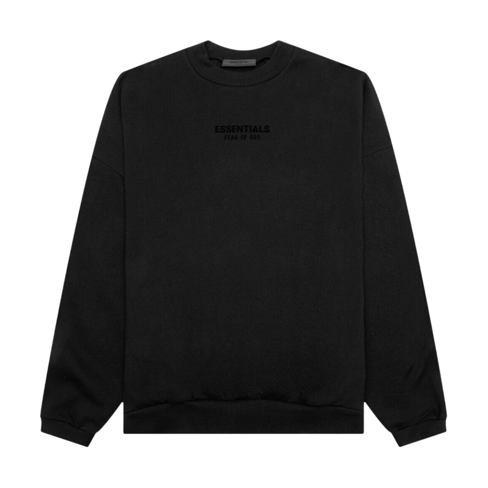 Fear of God Essentials Crewneck Jet Black (FW23)