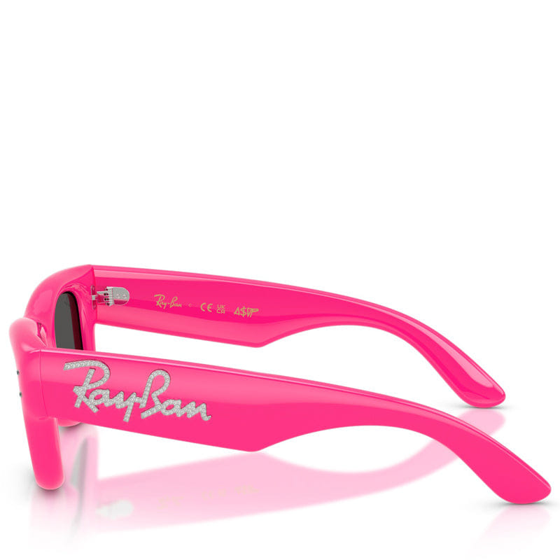 Ray-Ban A$AP Rocky x Ray - Ban Wayfarer Puffer Crystal Edition - Polished Pink/Strass