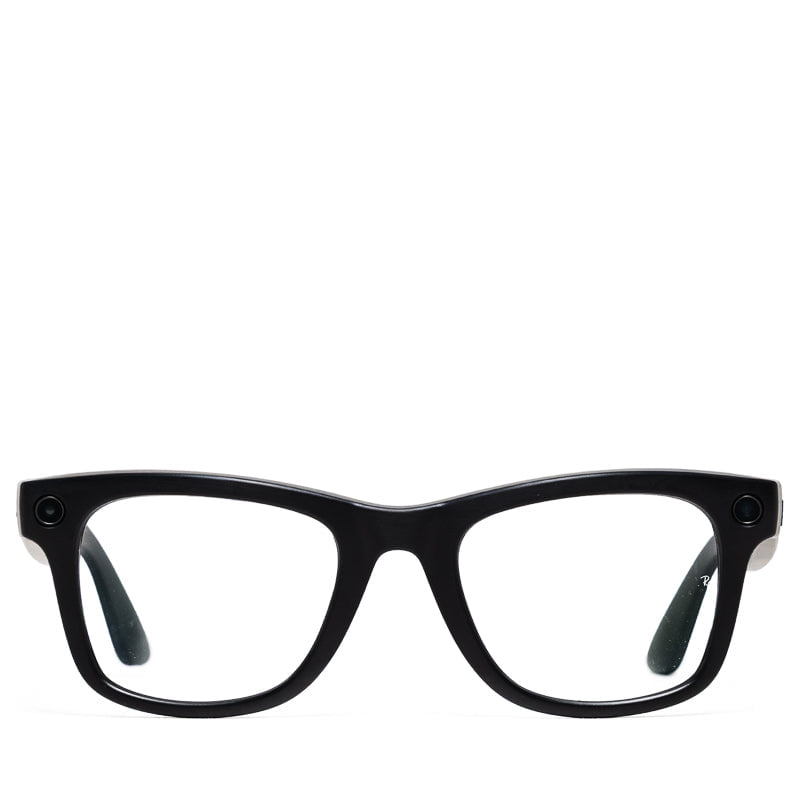 Ray - Ban Meta Wayfarer (Size 53) - Matte Black/Transitions Grey