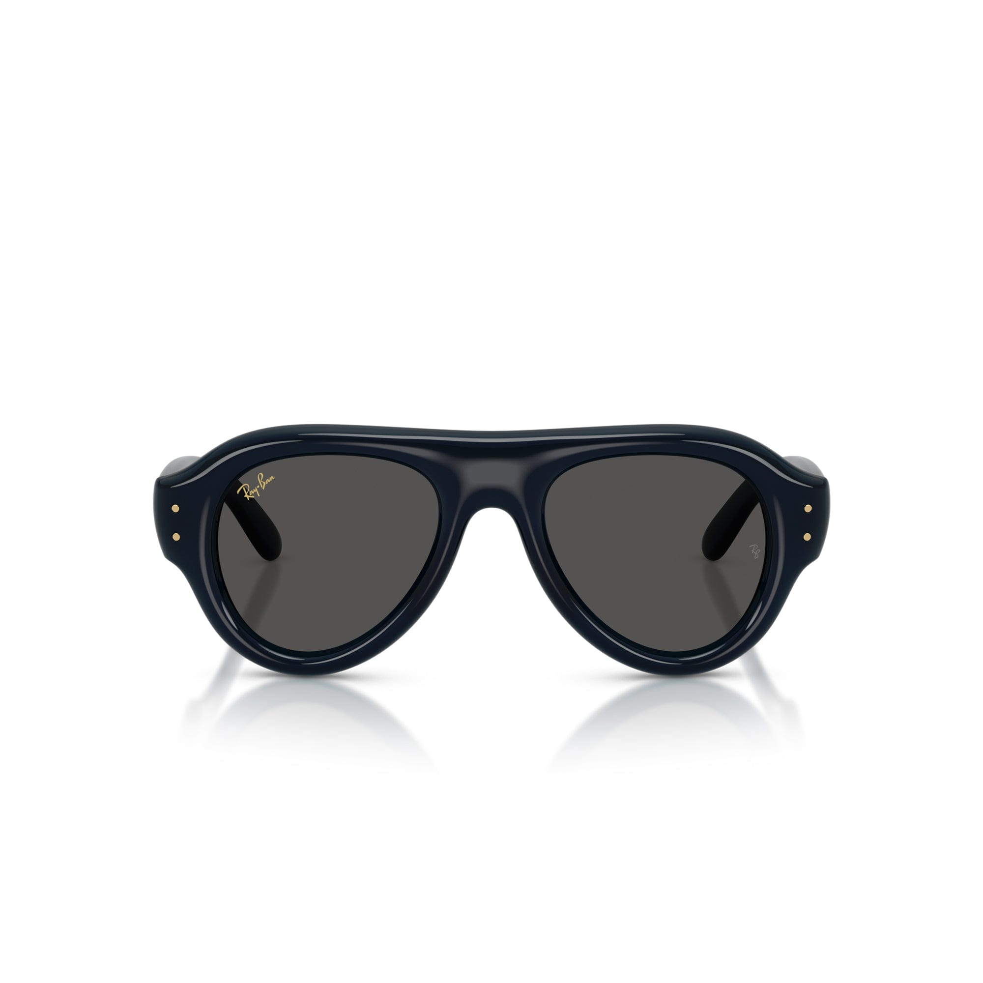 Ray - Ban x A$AP Rocky Aviator Puffer Transparent Blue Frame W/ Dark Grey Lens Sunglasses