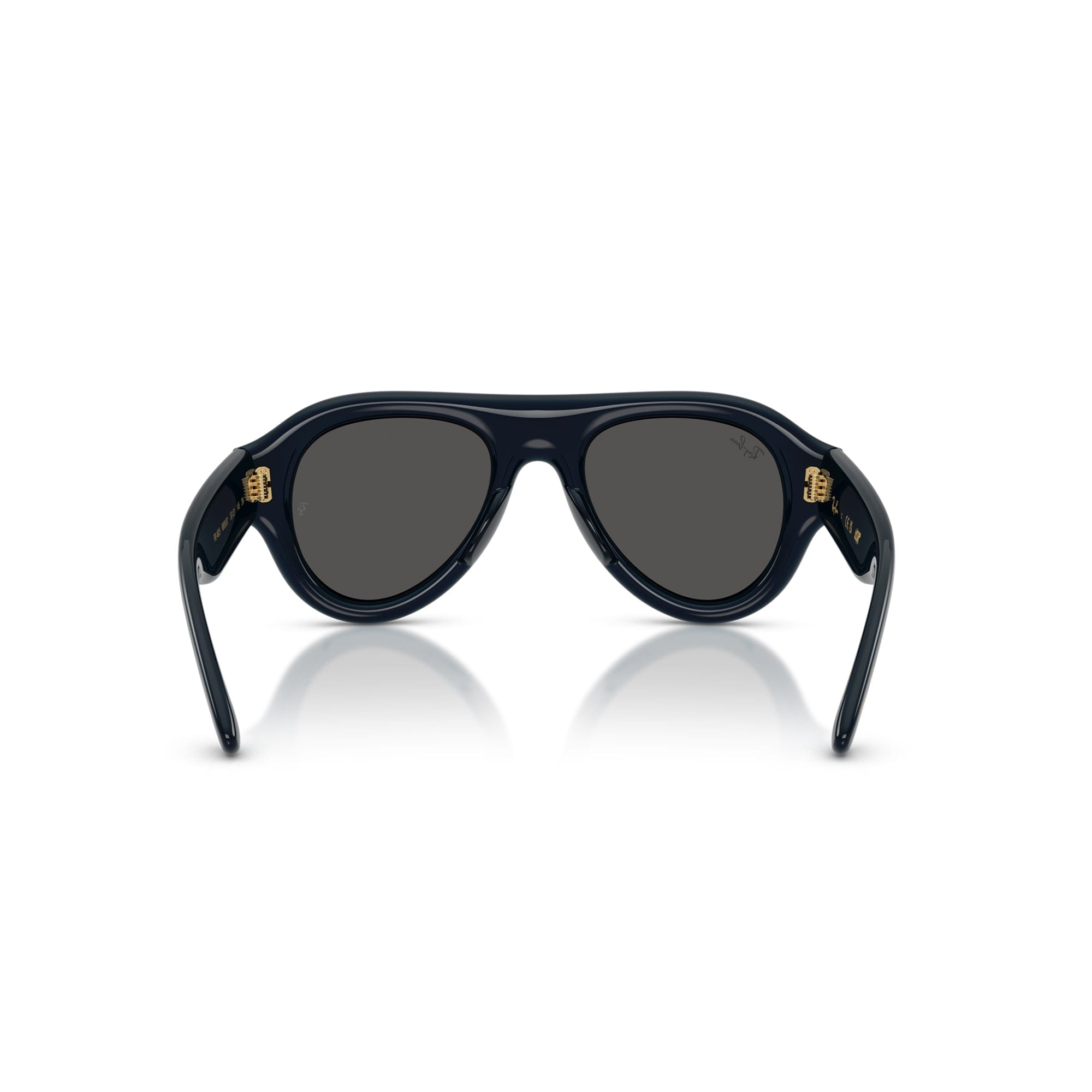 Ray - Ban x A$AP Rocky Aviator Puffer Transparent Blue Frame W/ Dark Grey Lens Sunglasses