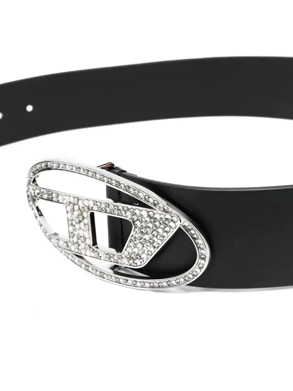 Diesel Ceinture en cuir avec logo en strass