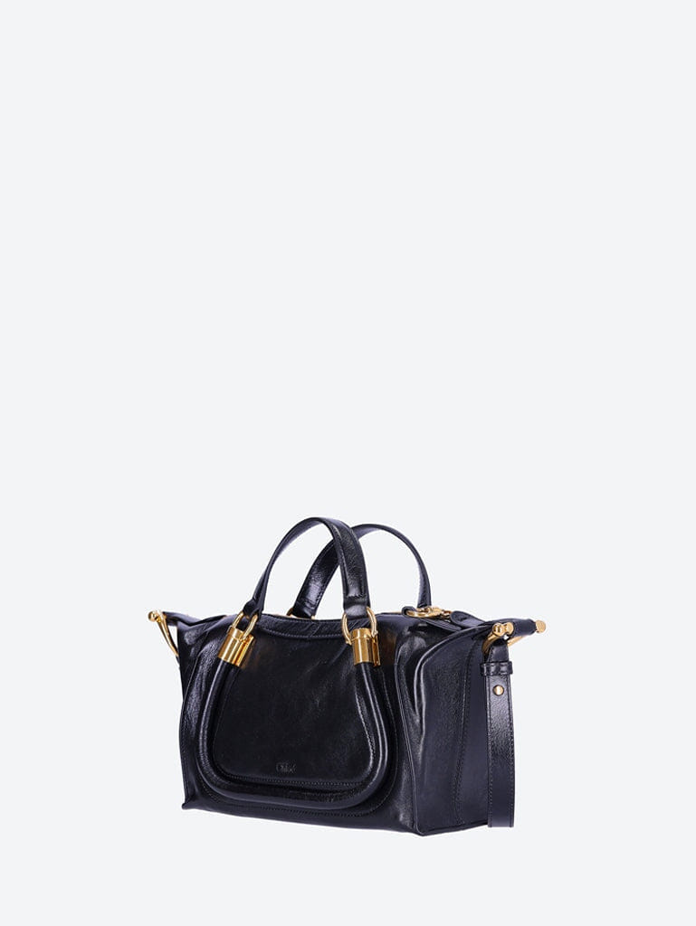 CHLOÉ Natural shiny calfskin paraty 24 handbag