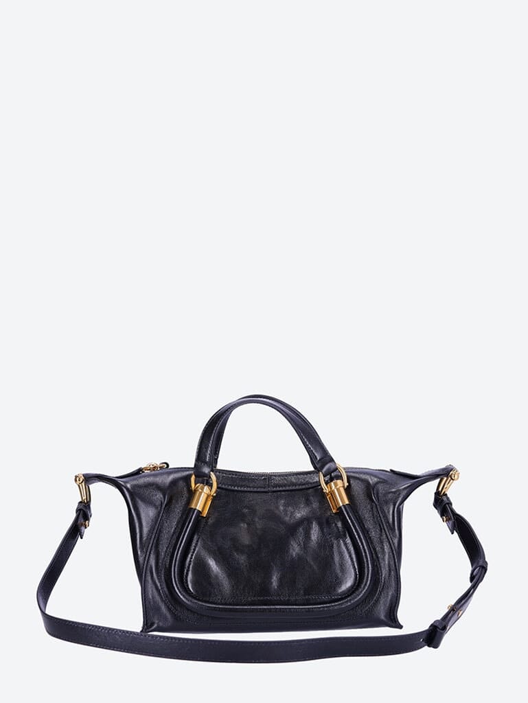 CHLOÉ Natural shiny calfskin paraty 24 handbag
