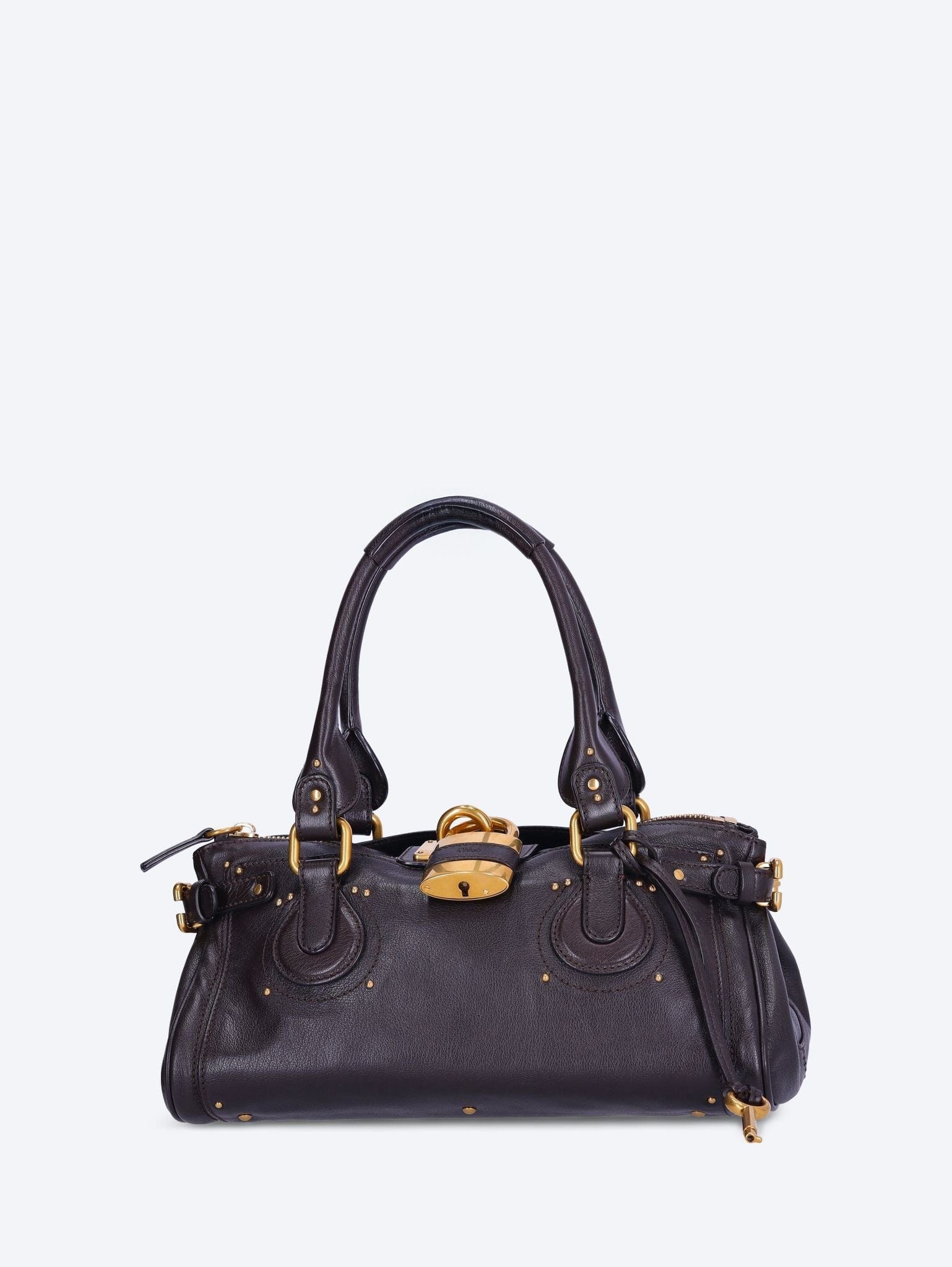 CHLOÉ Grained leather paddington handbag