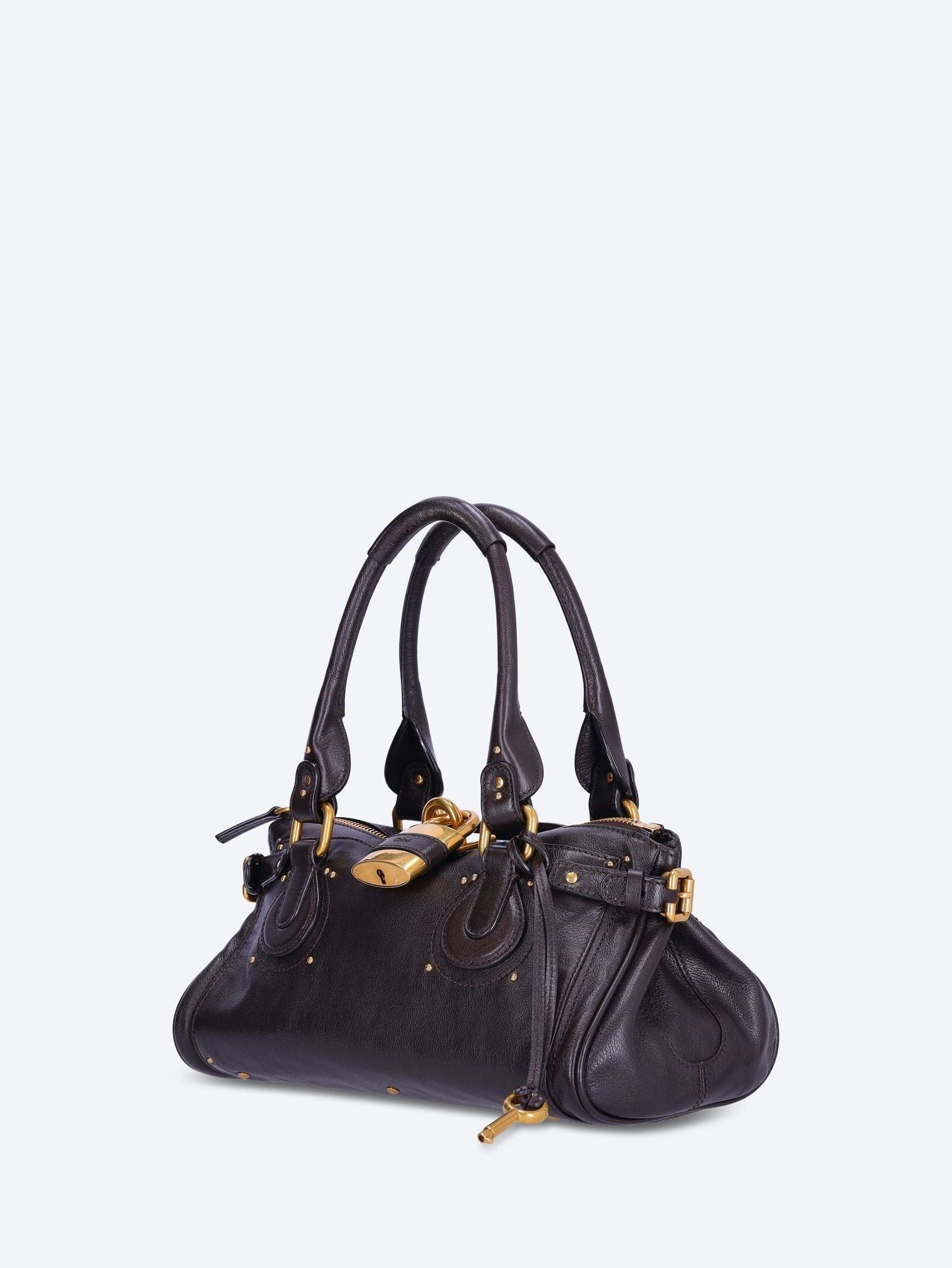 CHLOÉ Grained leather paddington handbag
