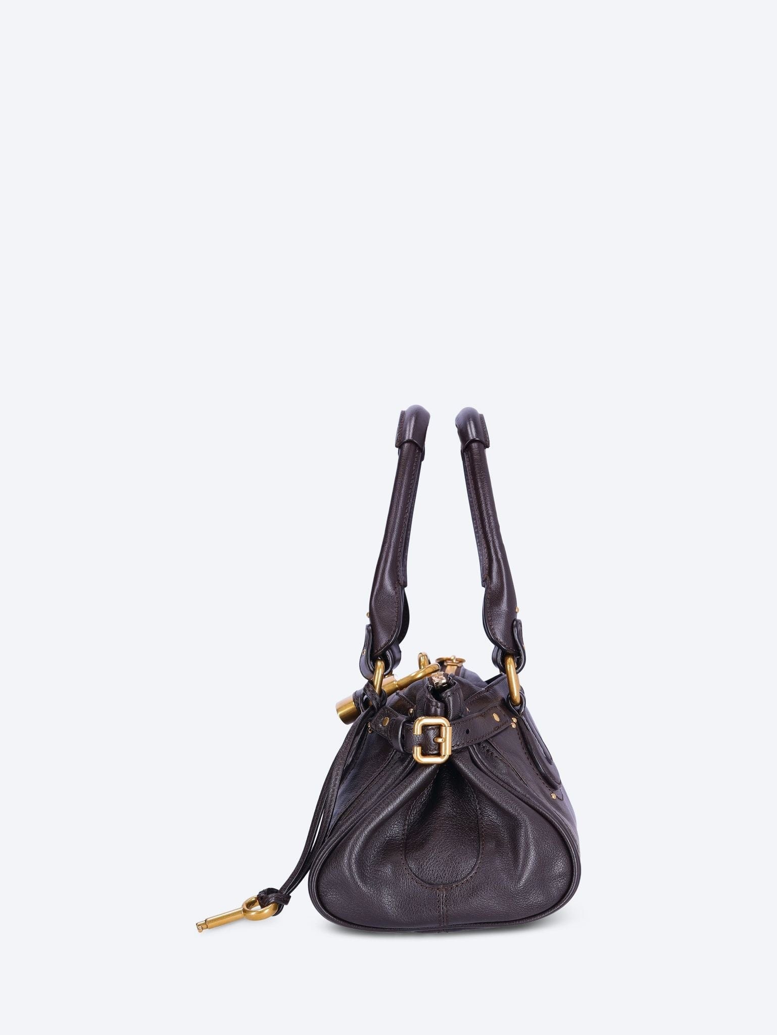 CHLOÉ Grained leather paddington handbag