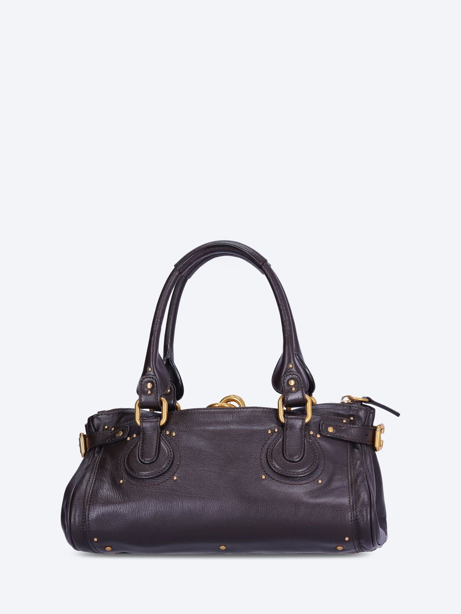 CHLOÉ Grained leather paddington handbag
