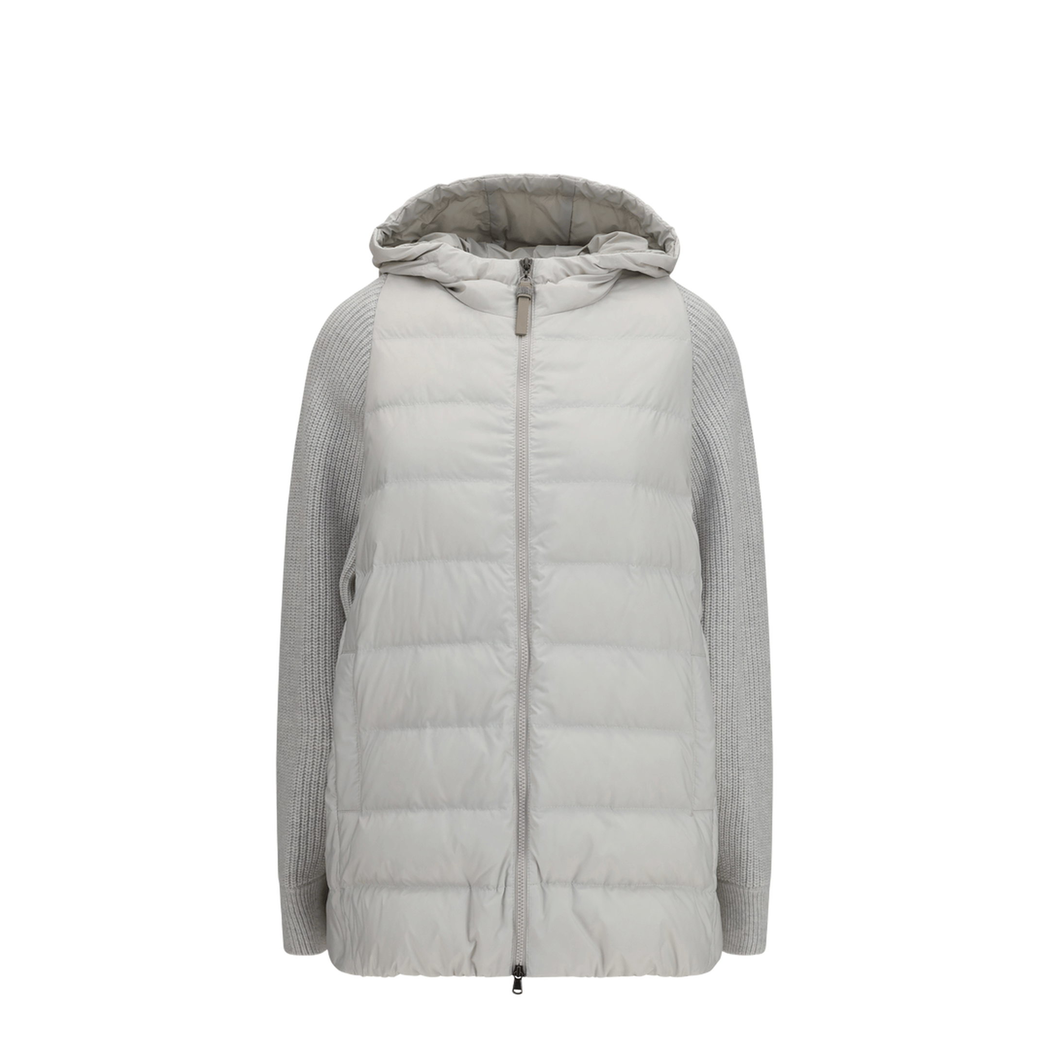 Brunello Cucinelli Long Monili Chain Puffer Jacket