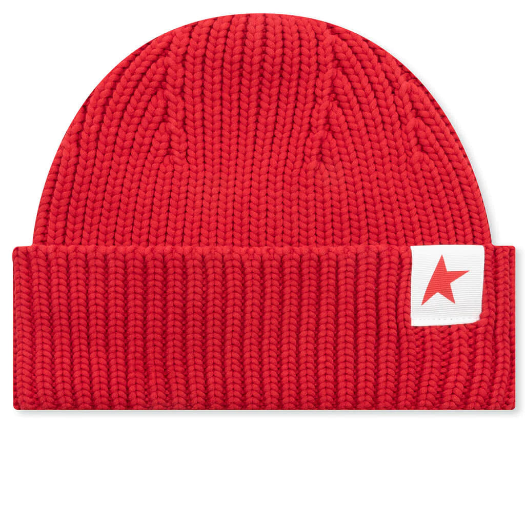 Golden Goose STAR BEANIE - RED