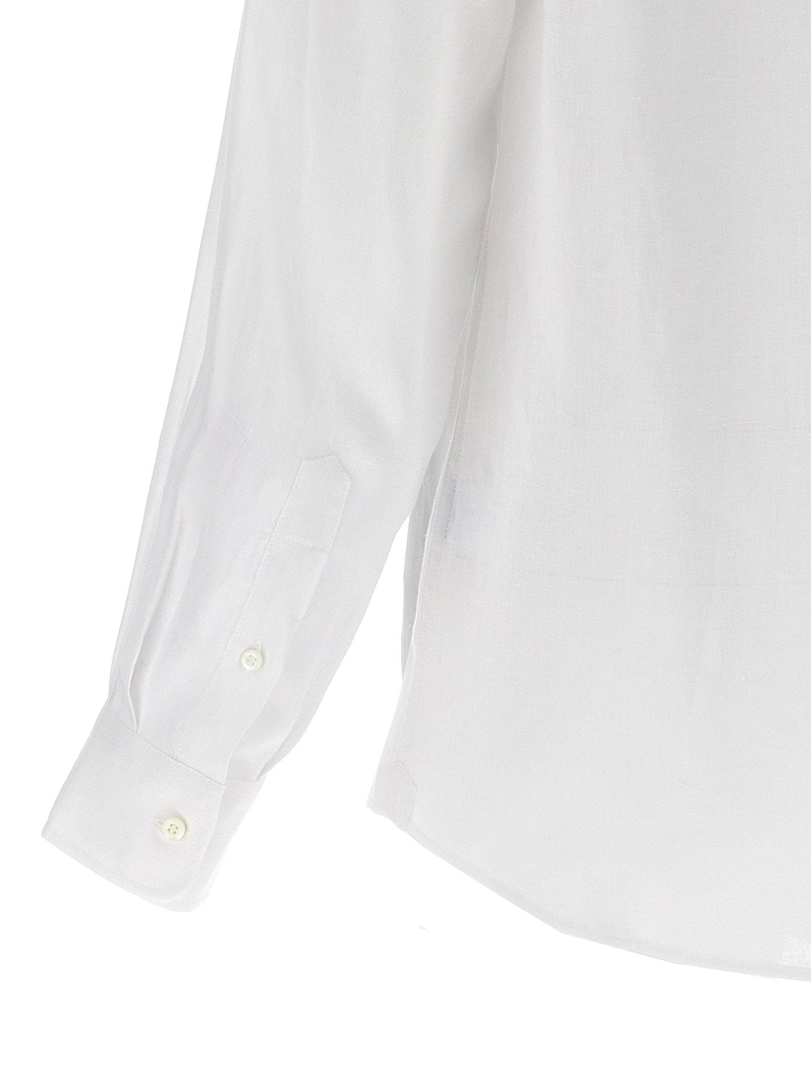Brunello Cucinelli Linen Shirt — White