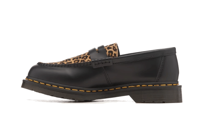 Dr. Martens Penton Mini Leopard Spot Hair On Loafer