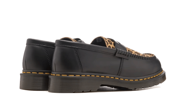 Dr. Martens Penton Mini Leopard Spot Hair On Loafer