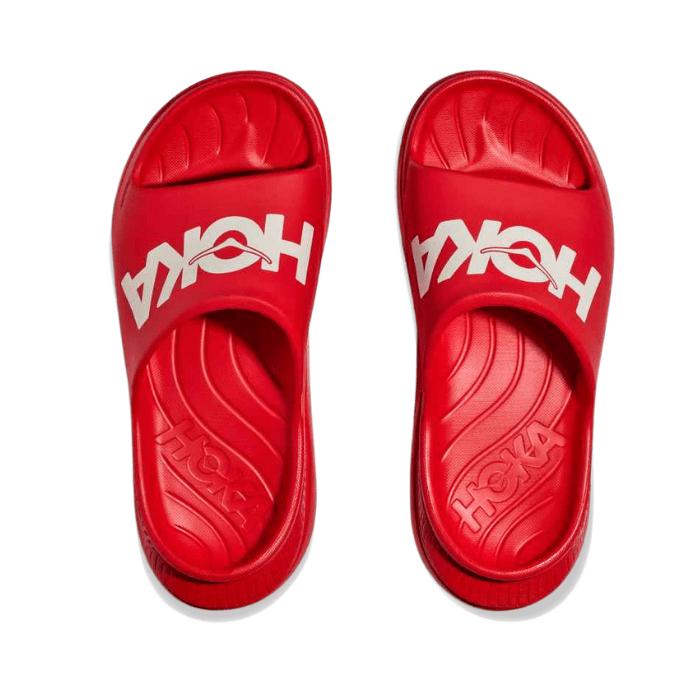 Hoka Ora Athletic Slide Vermillion - UK 6.5 WAREHOUSE SALE