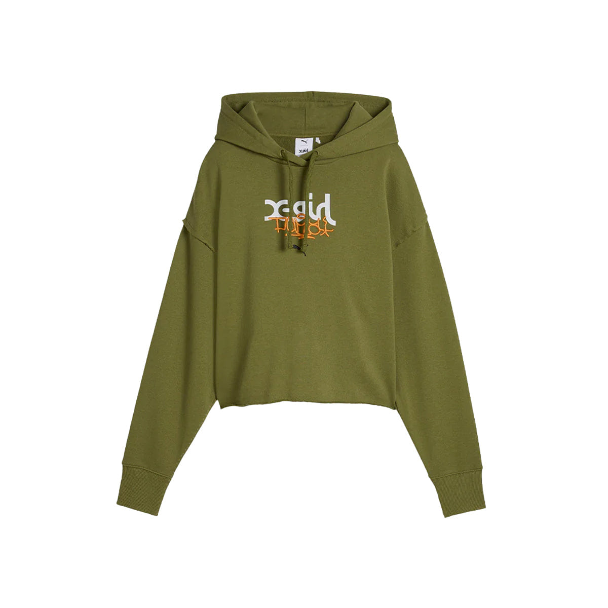PUMA X - GIRL Graphic Hoodie Olive Green