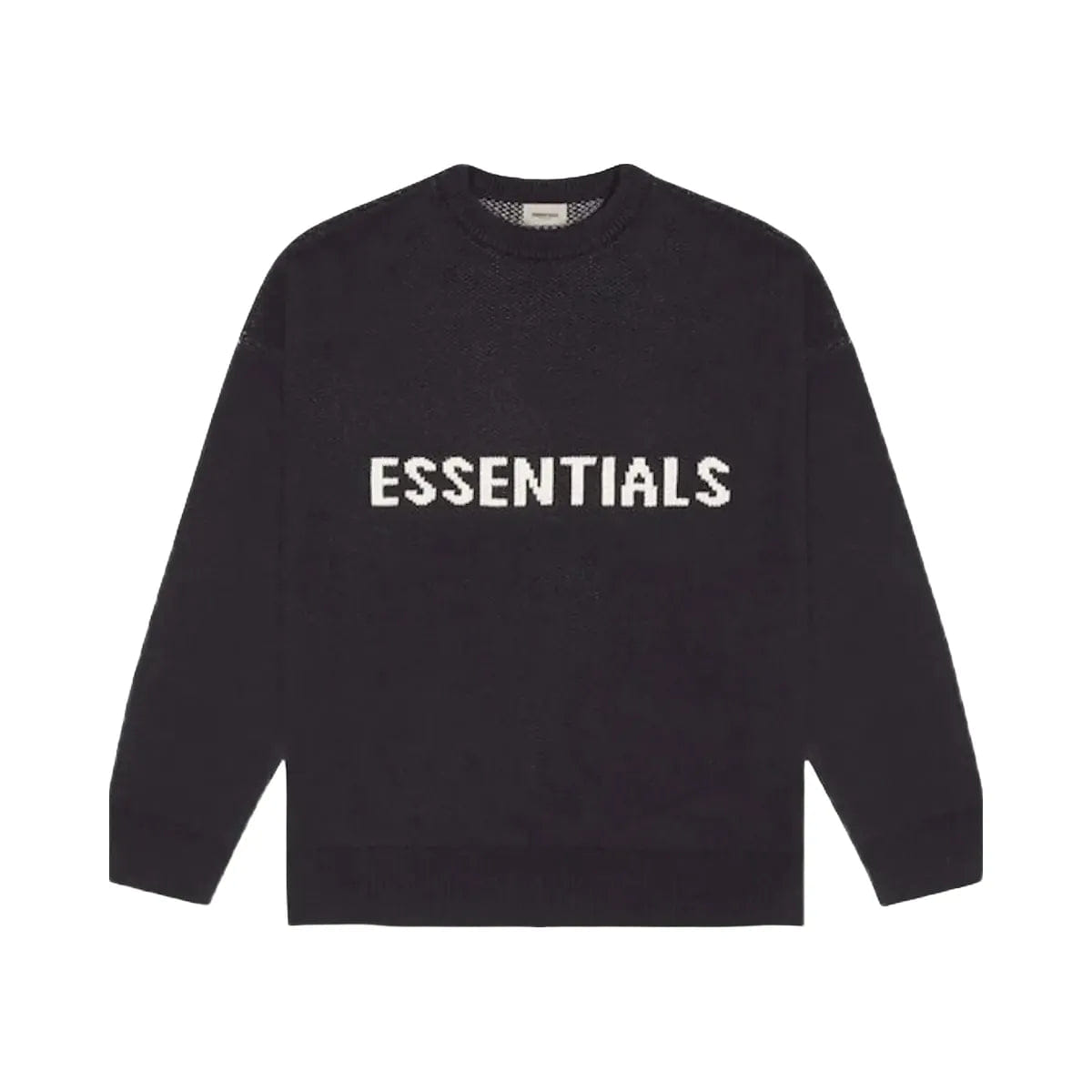 Fear of God Essentials Essentials Fear Of God Essentials Knit Sweater Dark Slate Stretch Limo Black