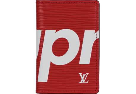 Supreme Louis Vuitton x Supreme Pocket Organizer Epi Red