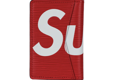 Supreme Louis Vuitton x Supreme Pocket Organizer Epi Red