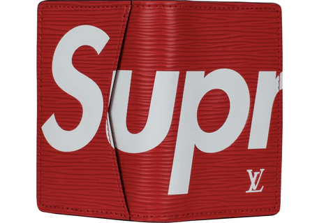 Supreme Louis Vuitton x Supreme Pocket Organizer Epi Red
