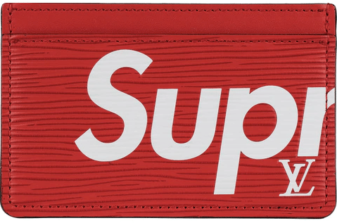 Supreme Louis Vuitton x Supreme Porte Carte Simple Epi Red