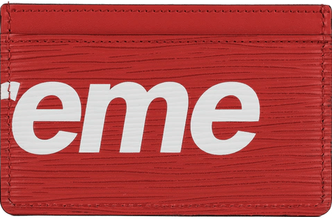 Supreme Louis Vuitton x Supreme Porte Carte Simple Epi Red