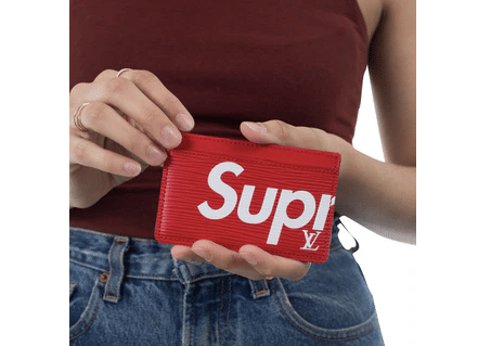 Supreme Louis Vuitton x Supreme Porte Carte Simple Epi Red