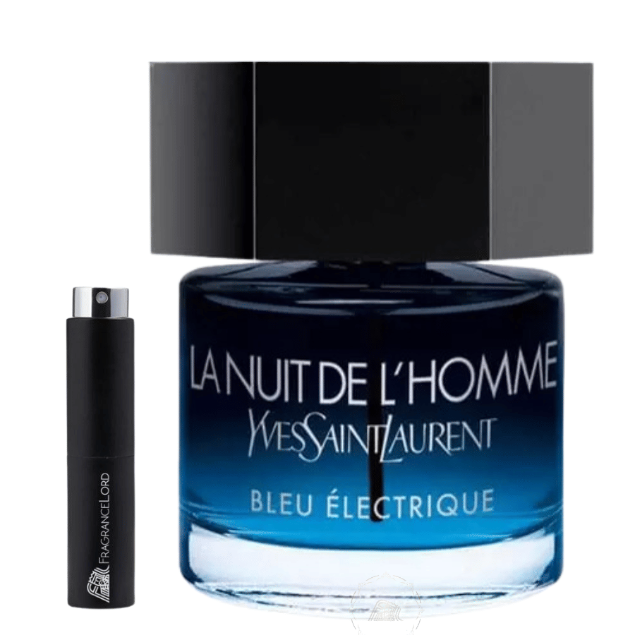 YVES SAINT Laurent La Nuit de L'Homme Bleu Électrique Eau de Toilette Travel Spray | Sample