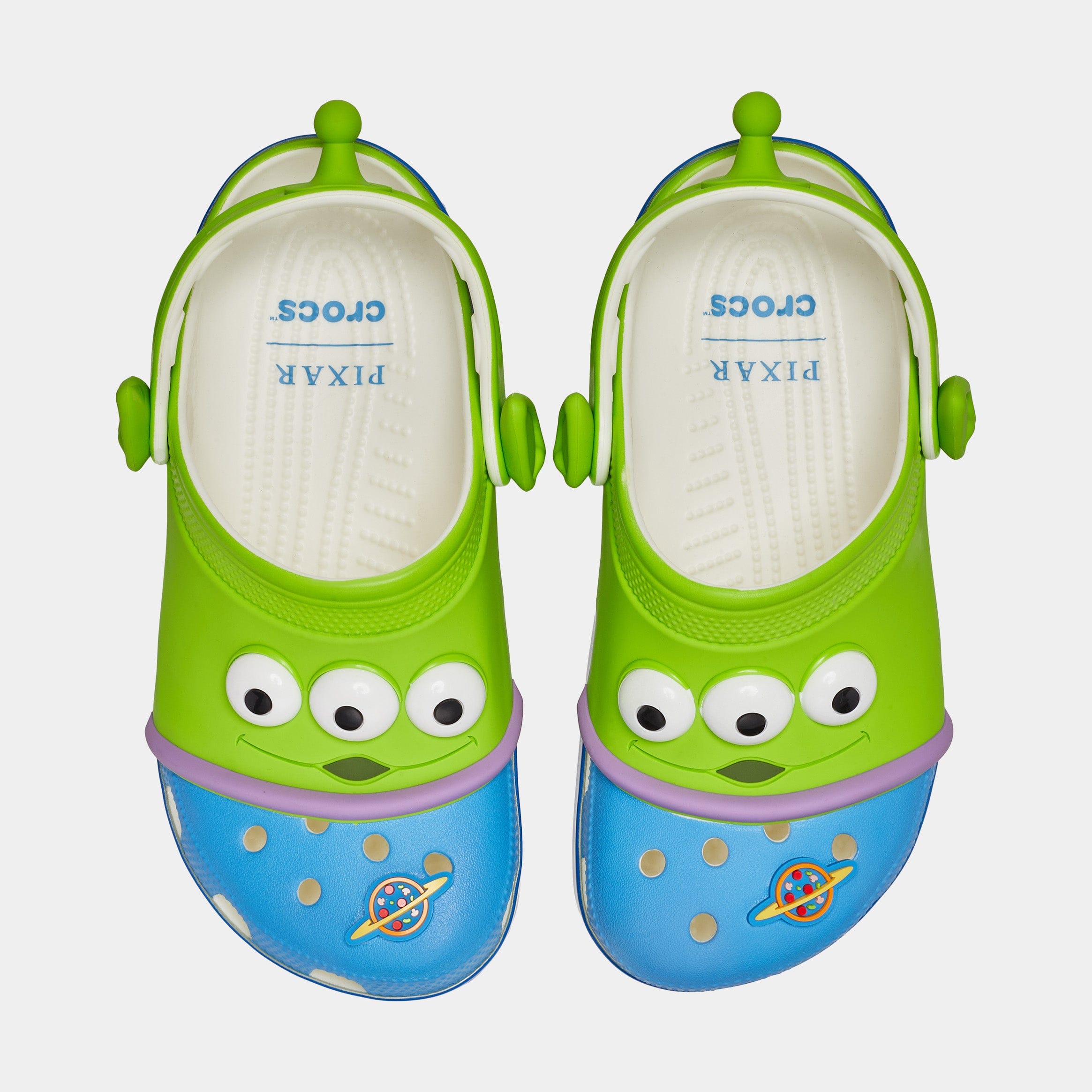 CROCS Disney Pixar’s Toy Story Alien Classic Clog Grade School Sandals (Green/Blue)