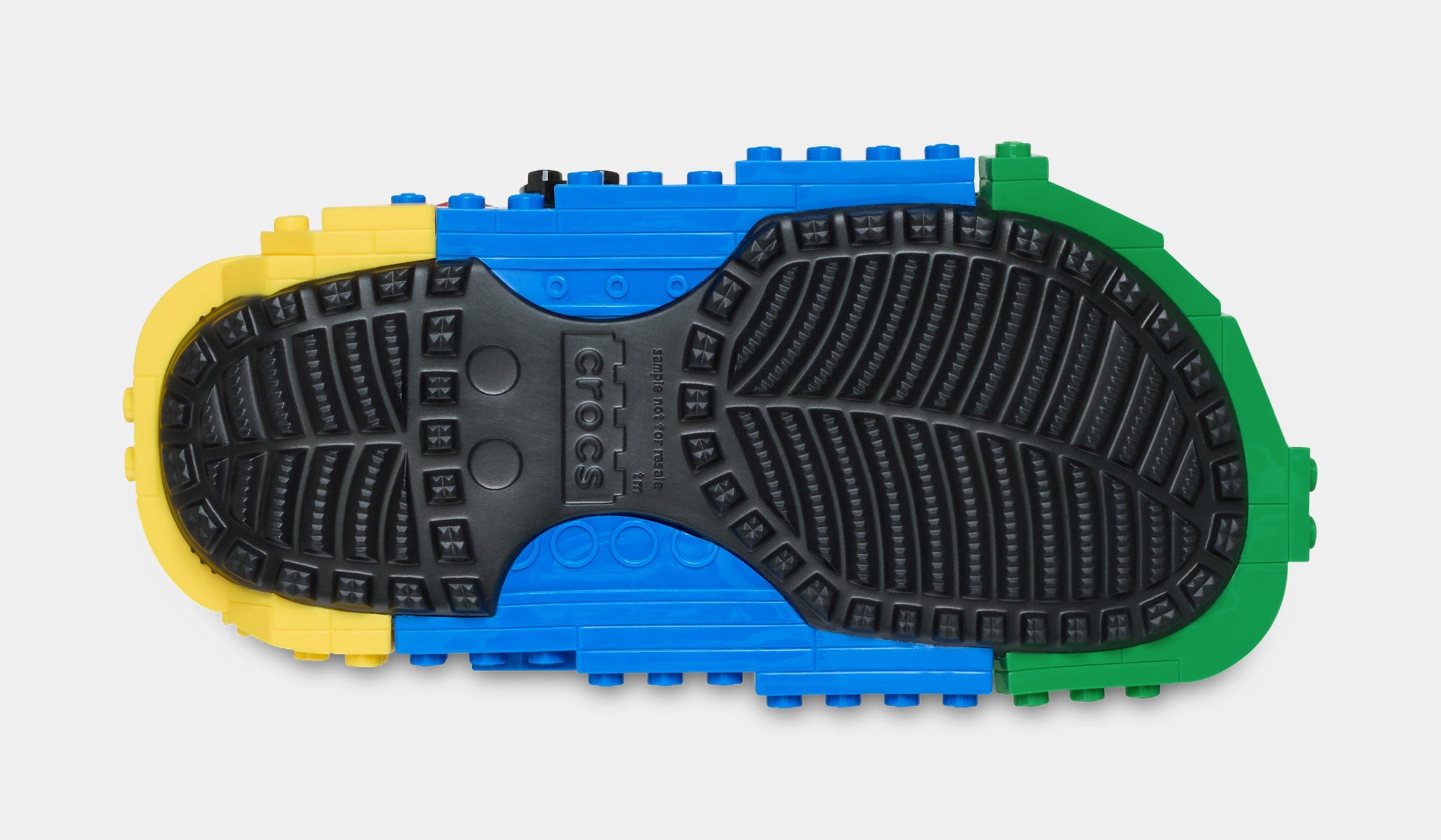 CROCS Lego Creativity Classic Clog Grade School Sandals (Black/Multicolor)
