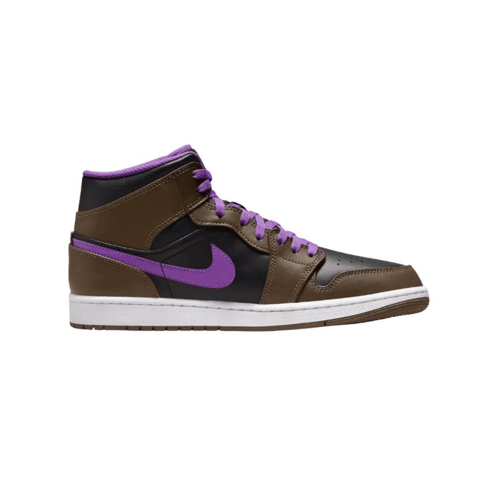Jordan 1 Mid The Jordan 1 Mid Purple Mocha