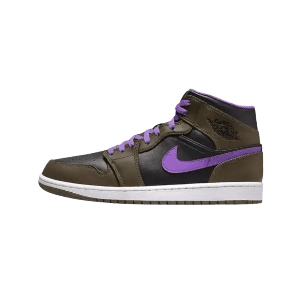 Jordan 1 Mid The Jordan 1 Mid Purple Mocha