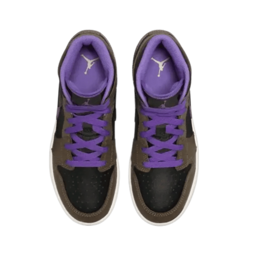 Jordan 1 Mid The Jordan 1 Mid Purple Mocha