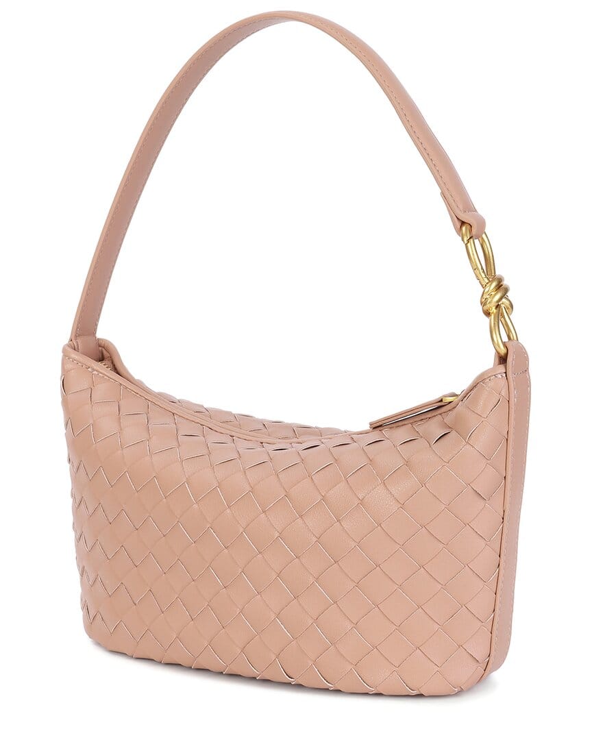 Tiffany & Fred Paris Woven Leather Hobo Bag