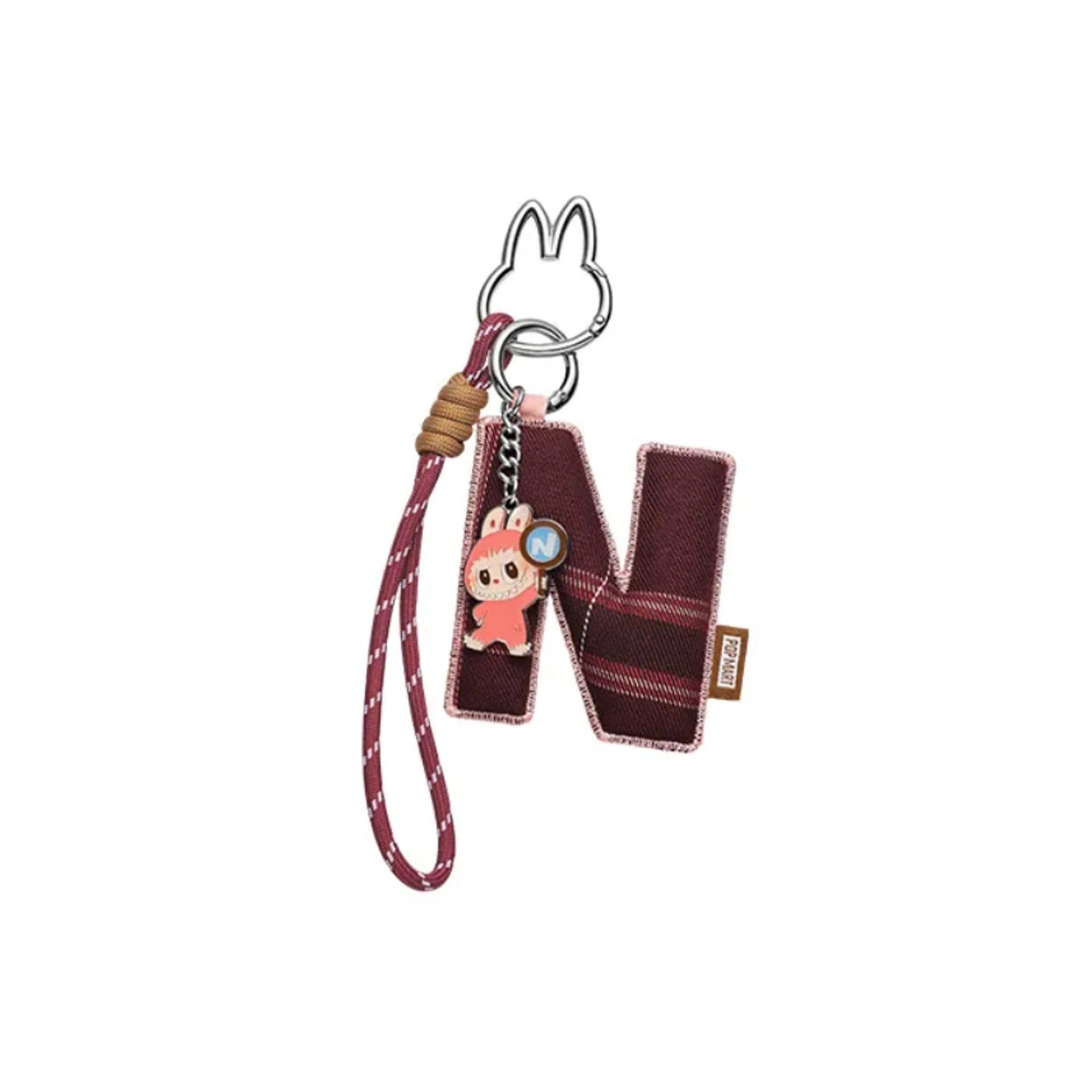 POP MART THE MONSTERS LABUBU Pin for Love Series Letter Pendant (N - Z) (Single Blind Box)