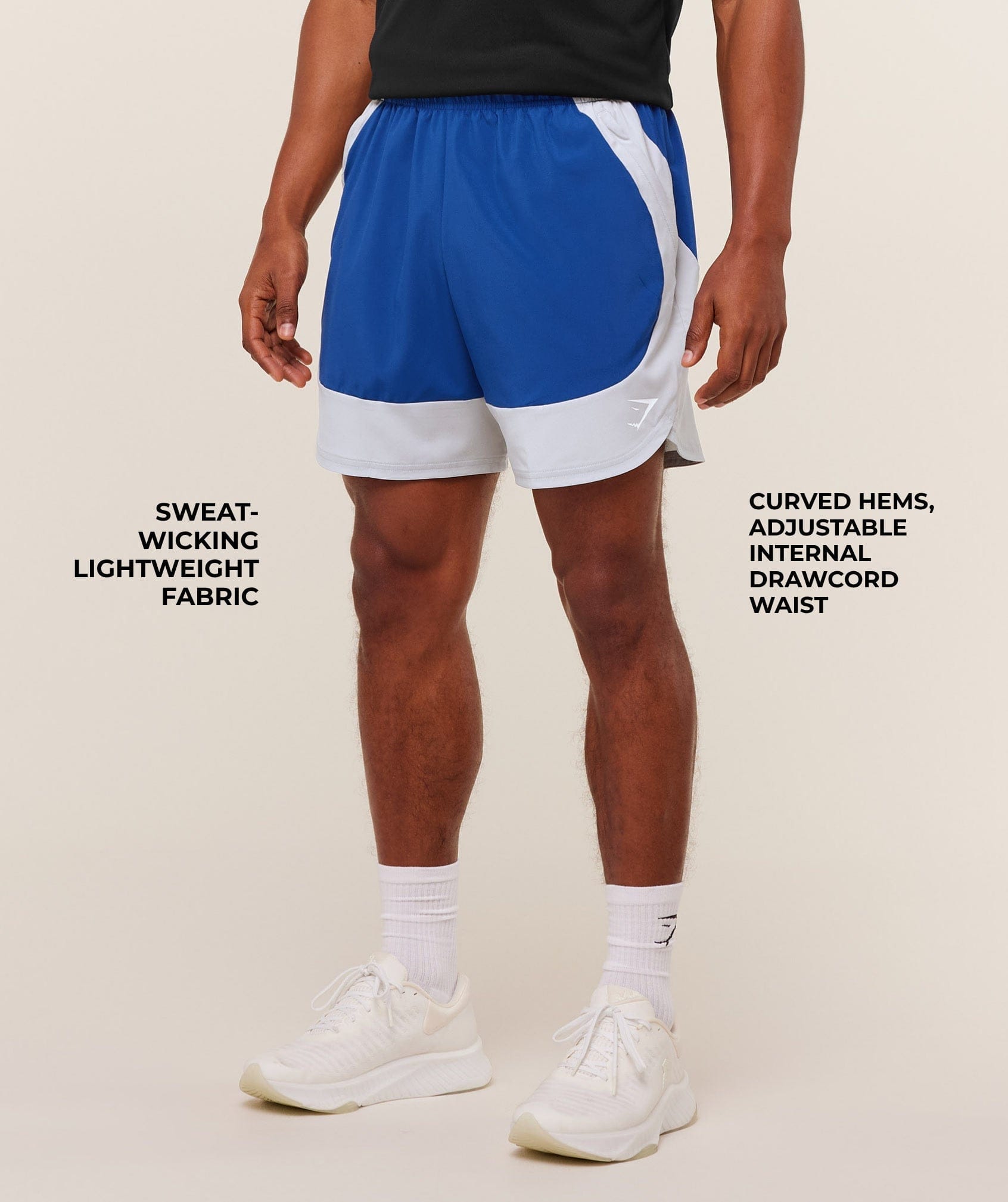 Gymshark Sport 25 Block 7" Shorts Athletic Blue