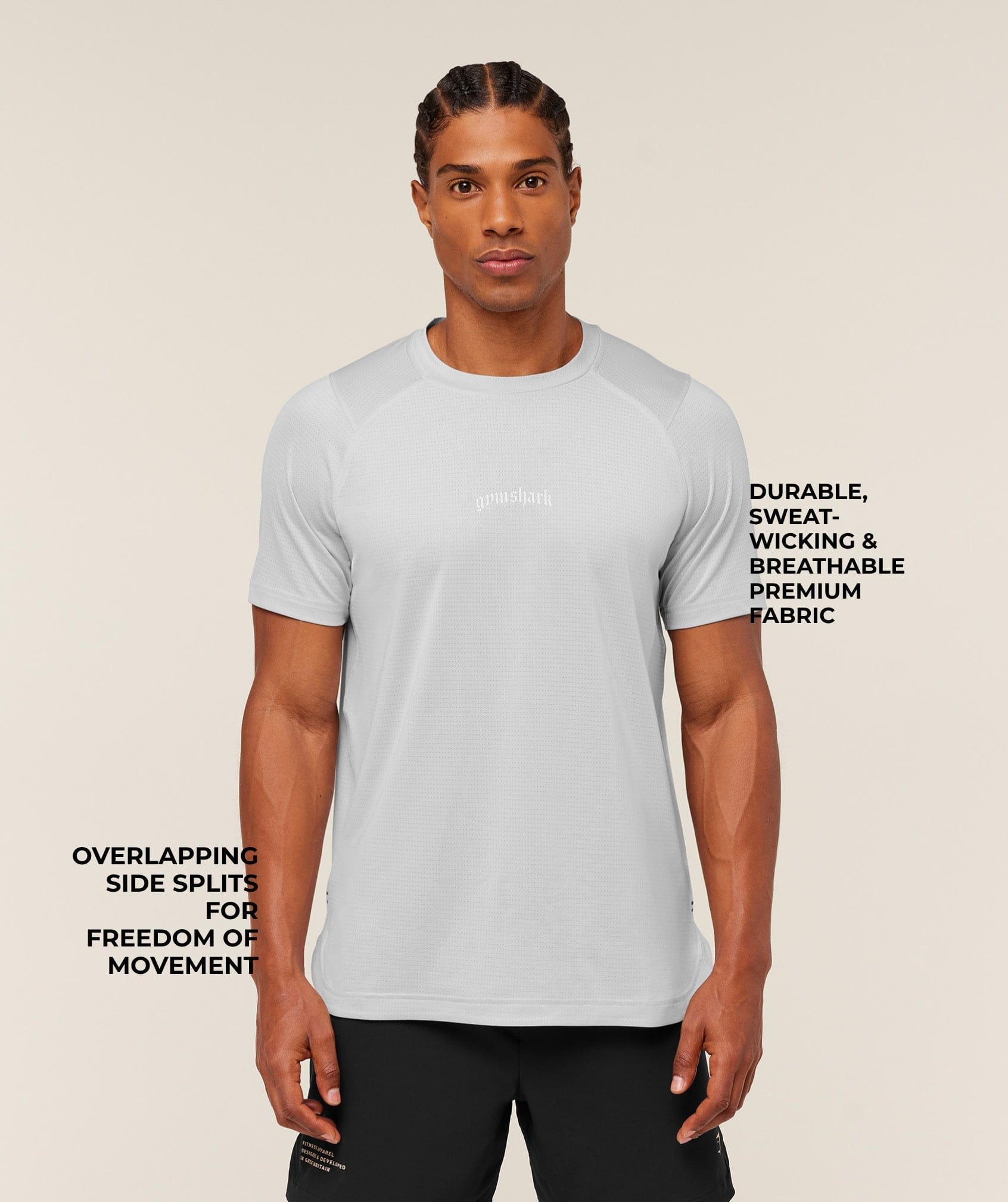 Gymshark Tactical T - Shirt Metal Grey
