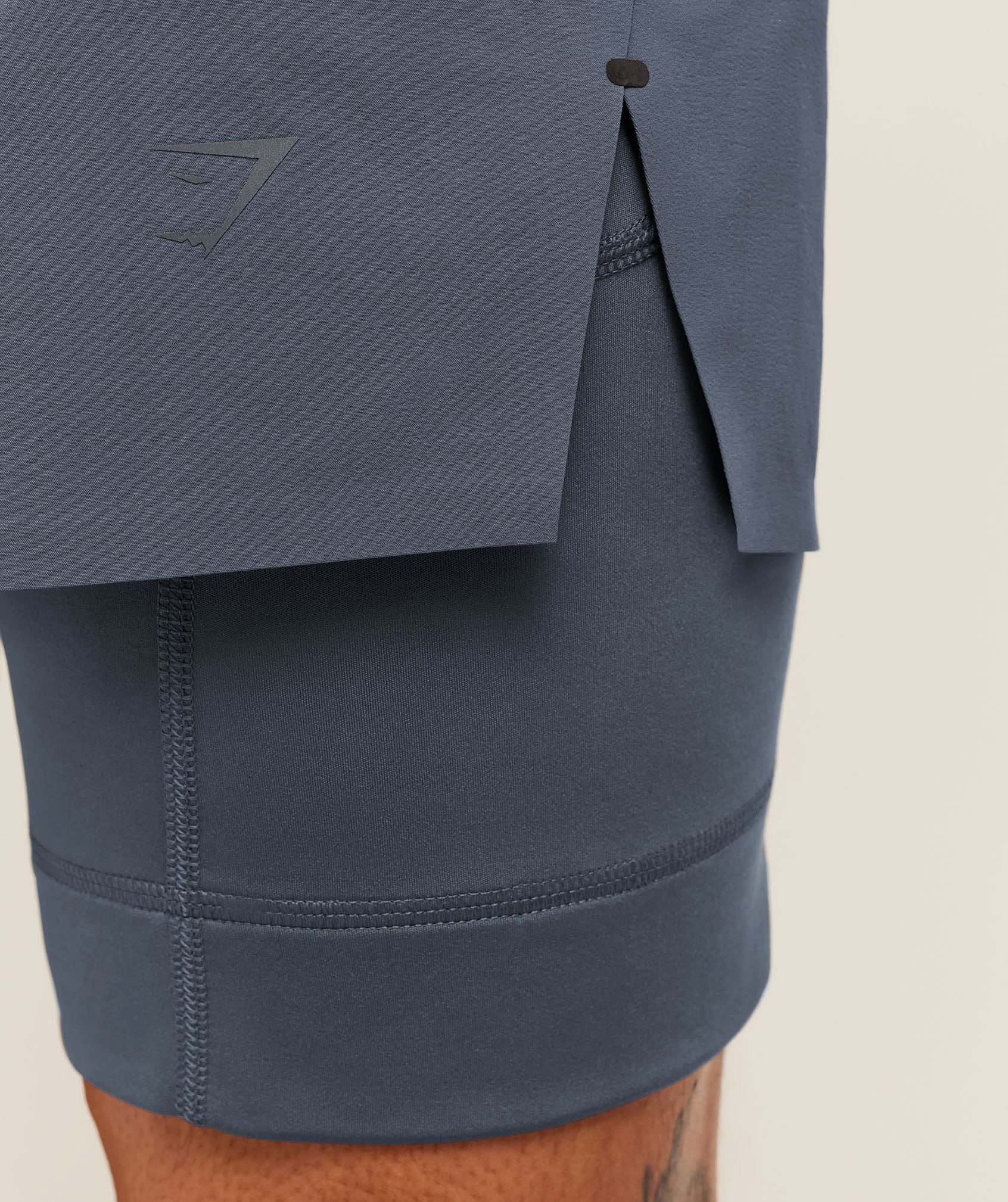 Gymshark Running Elite 2 In 1 5" Shorts Titanium Blue