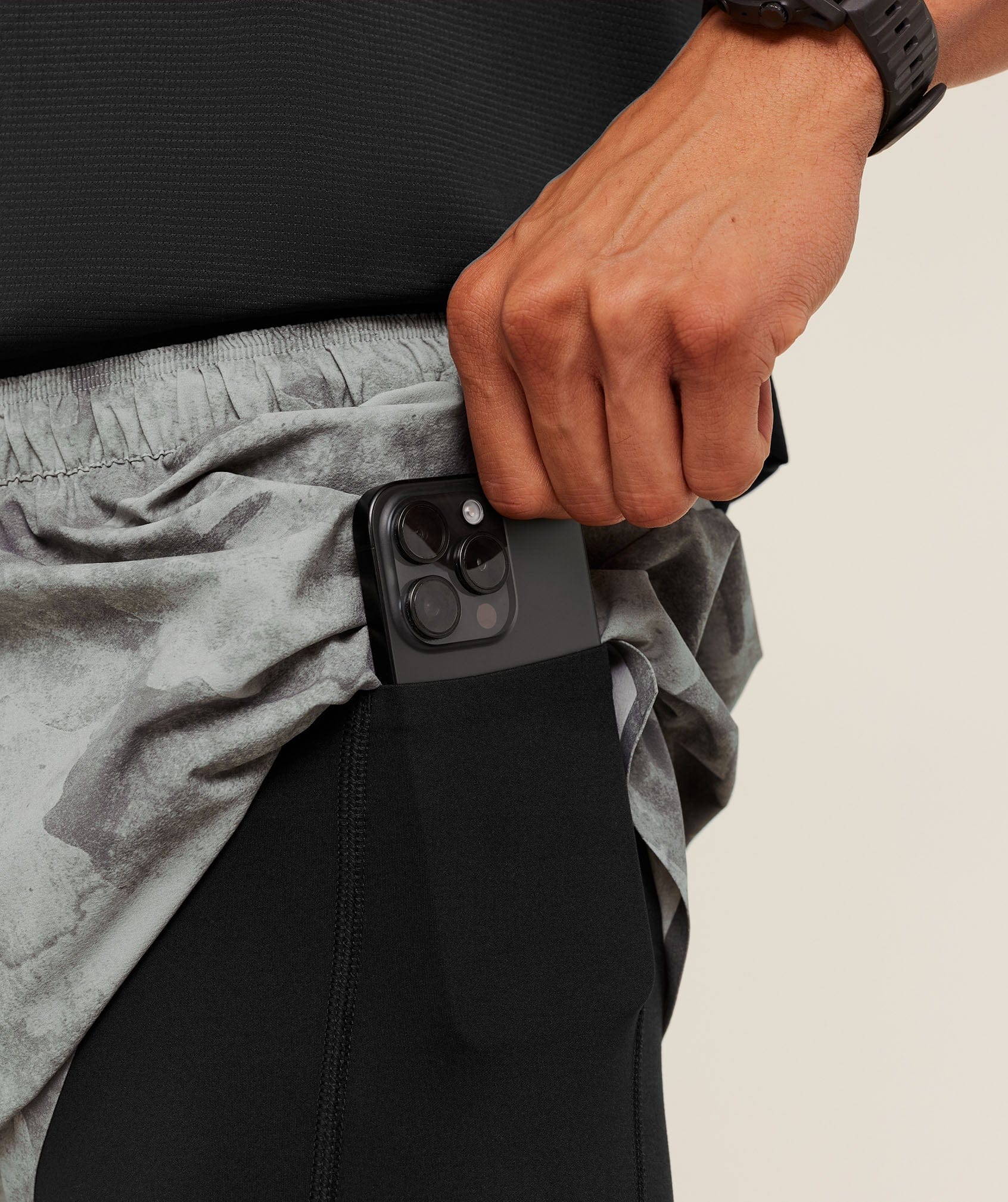 Gymshark Running Elite 2 In 1 5" Shorts Titanium Blue