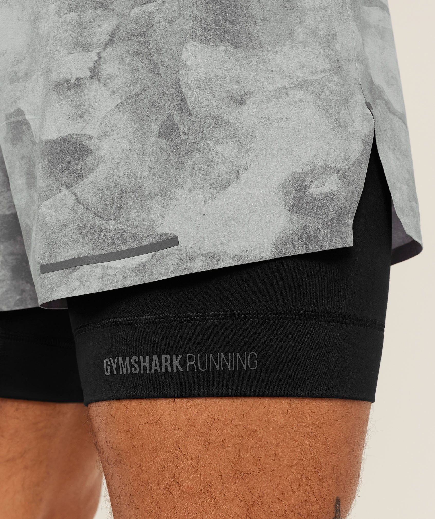 Gymshark Running Elite 2 In 1 5" Shorts Titanium Blue