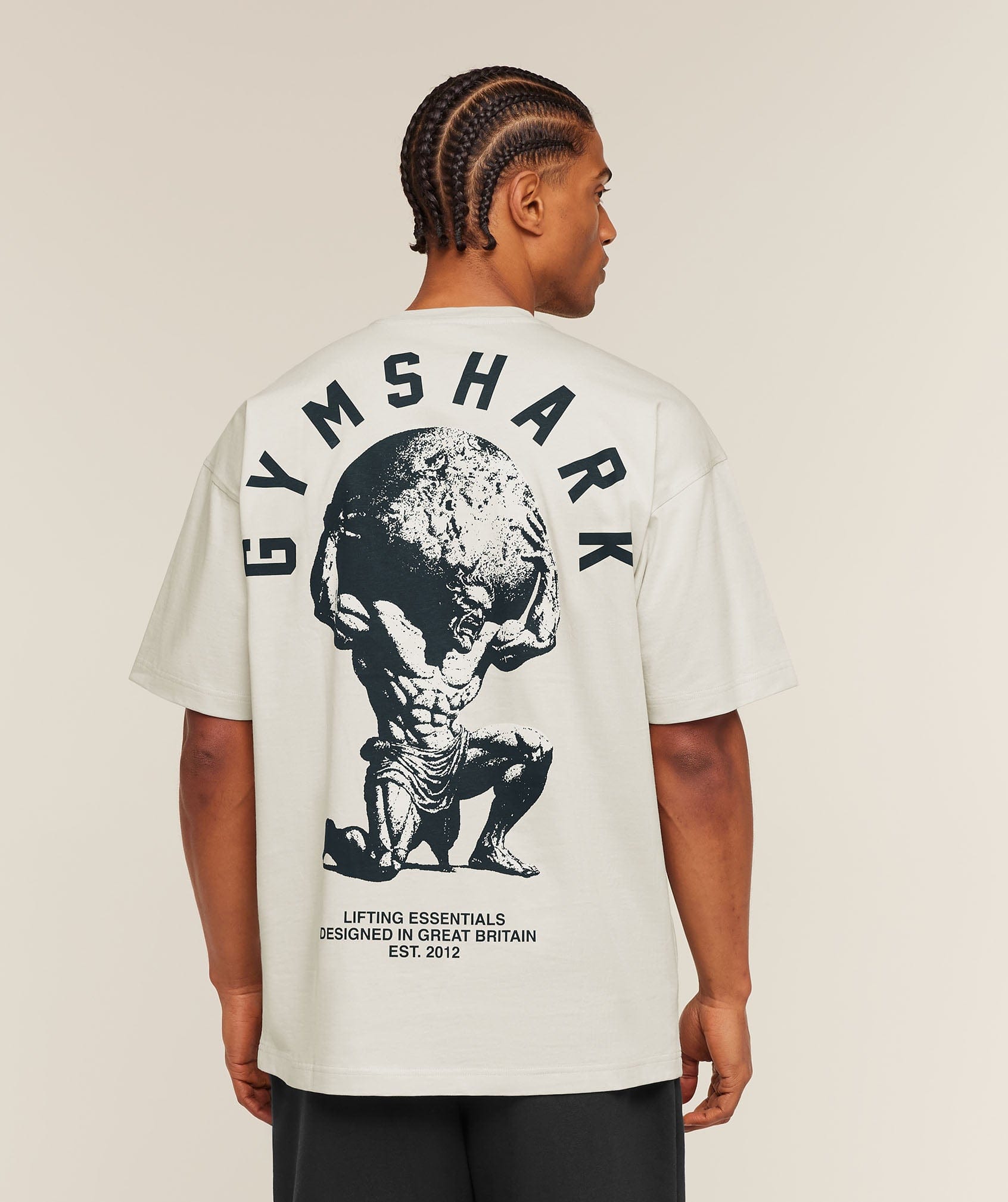 Gymshark Atlas T - Shirt Tinted White