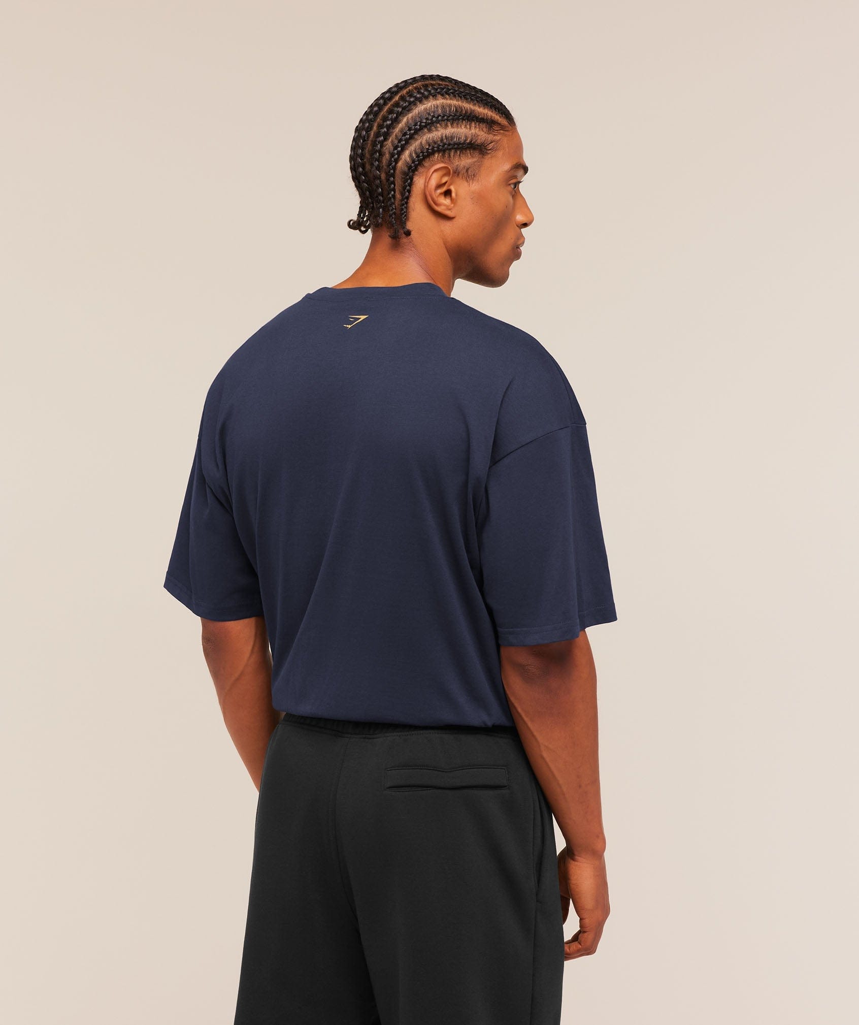 Gymshark Athletic Division Graphic T - Shirt Heavy Blue
