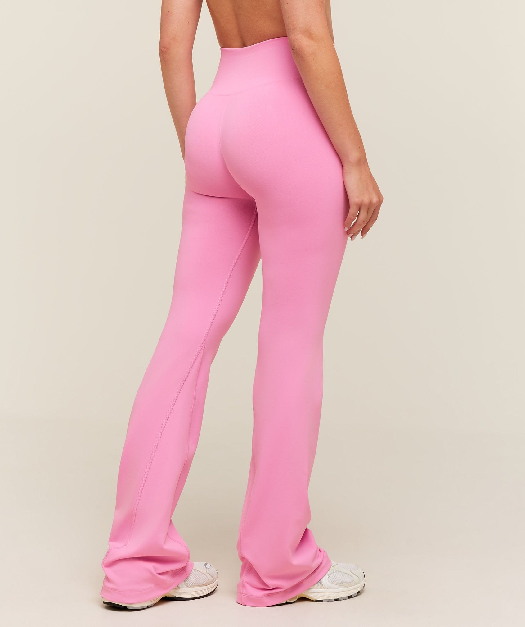 Gymshark Women's Gymshark Soft Sculpt Flared Leggings Focus Pink