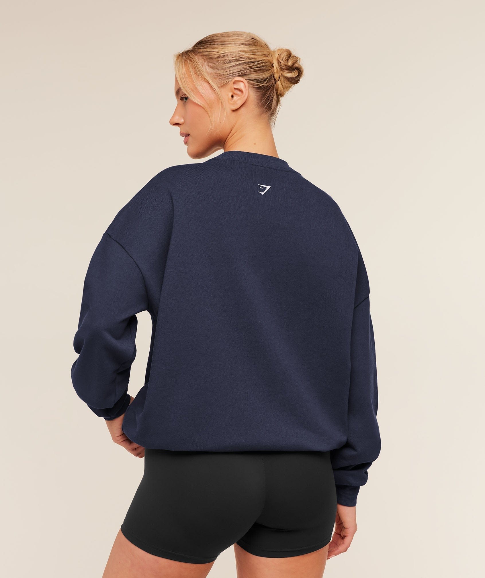Gymshark Women's Gymshark Lifestyle Club Graphic Sweatshirt Soft White
