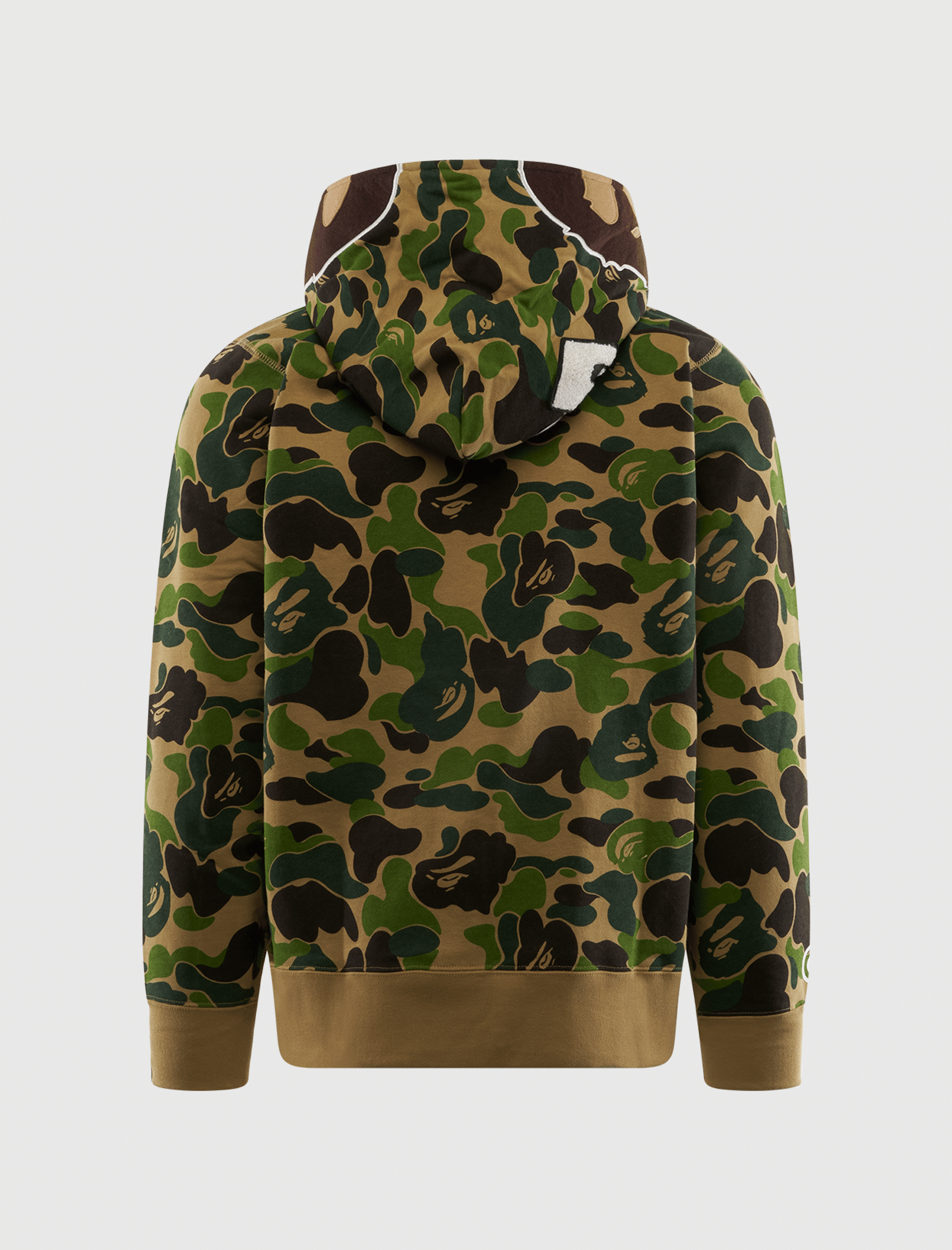 BAPE ABC CAMO 2ND APE FULL ZIP HOODIE
